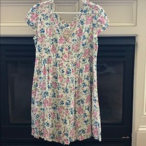 Spring floral dress